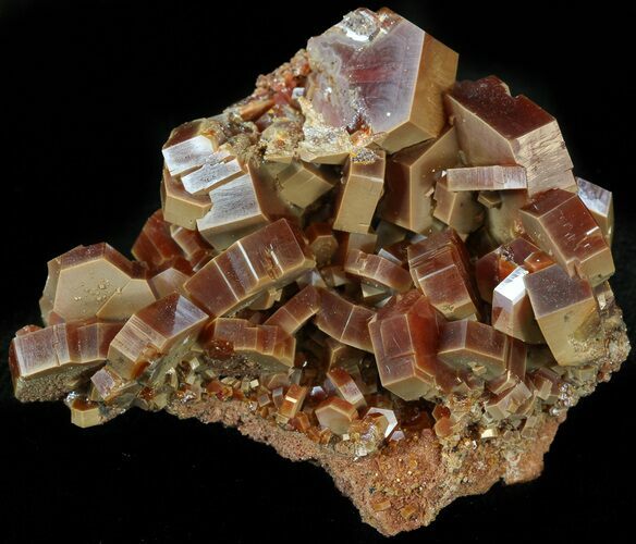 Large, Ruby Red Vanadinite Crystals - Morocco #42205